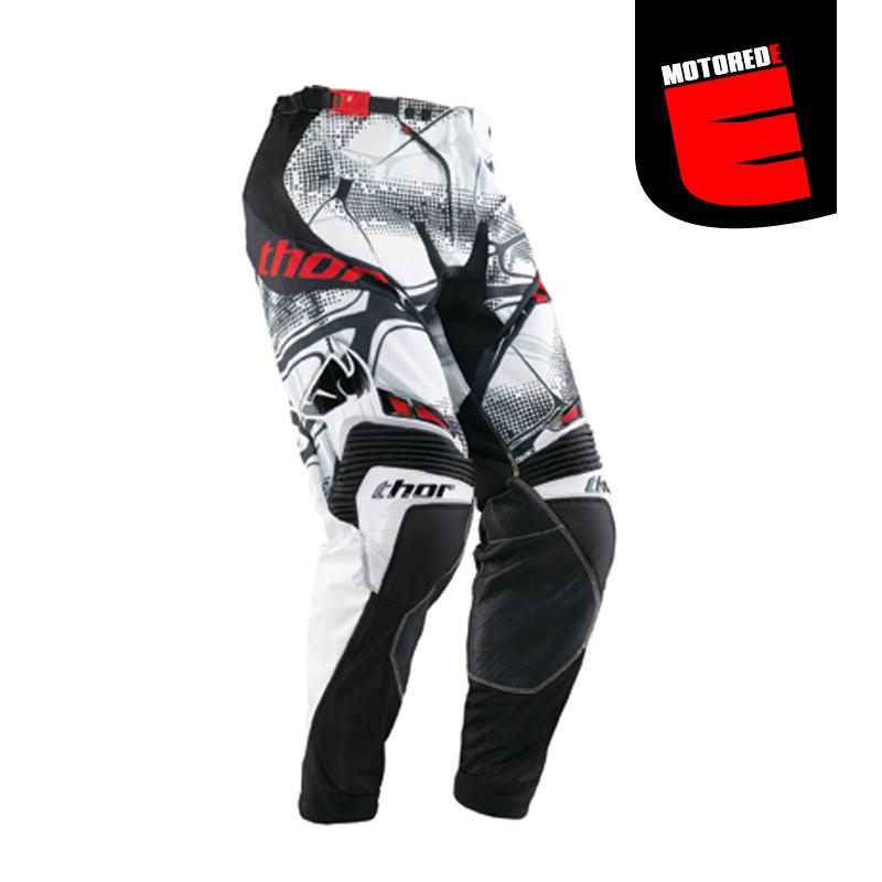 Thor 2013 core scorpio mx atv pants white black red size us 28