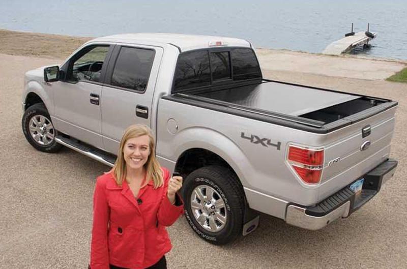 Nissan titan king cab 6.5 ft. bed powertrax one retractable tonneau cover-20742