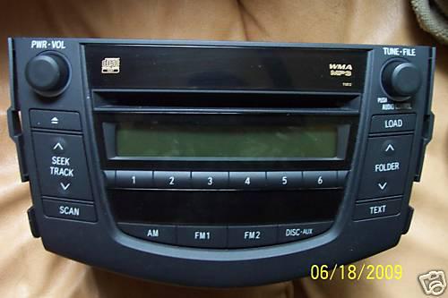 07 -toyota -rav4 - radio 6 cd changer mp-3 player