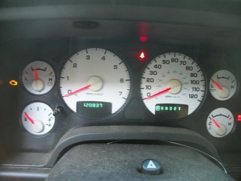 Speedometer 02 dodge ram 1500 pickup tach automatic mph w/power locks 1285061