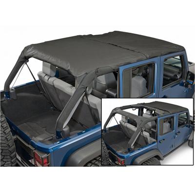Rampage combo brief & topper 07-13 jeep wrangler jku 4 door 94935 black diamond