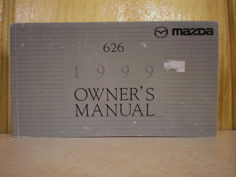 1999 mazda 626 owner's manual