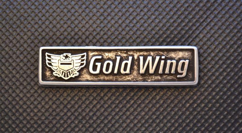 Honda goldwing gw eagle metal motorcycle emblem pin badge gold wing