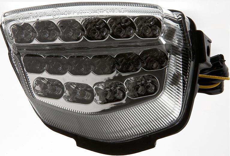 Afterburner chrome integrated led blinker taillight for honda cbr1000rr 08-11