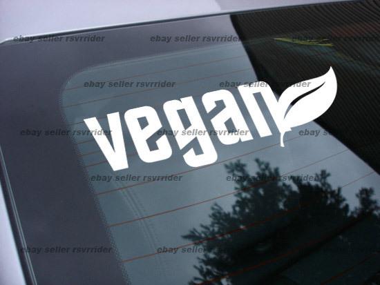 Vegan decal sticker free shipping