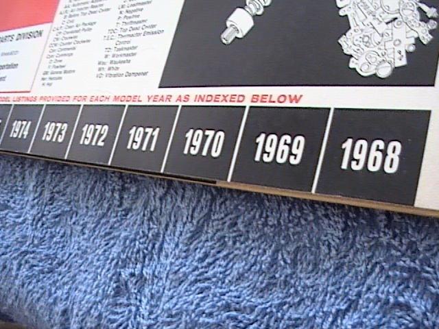 Borg-Warner 1977 tune-up specifications, US $5.99, image 3