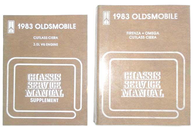 1983 oldsmobile service repair manual set cutlass more