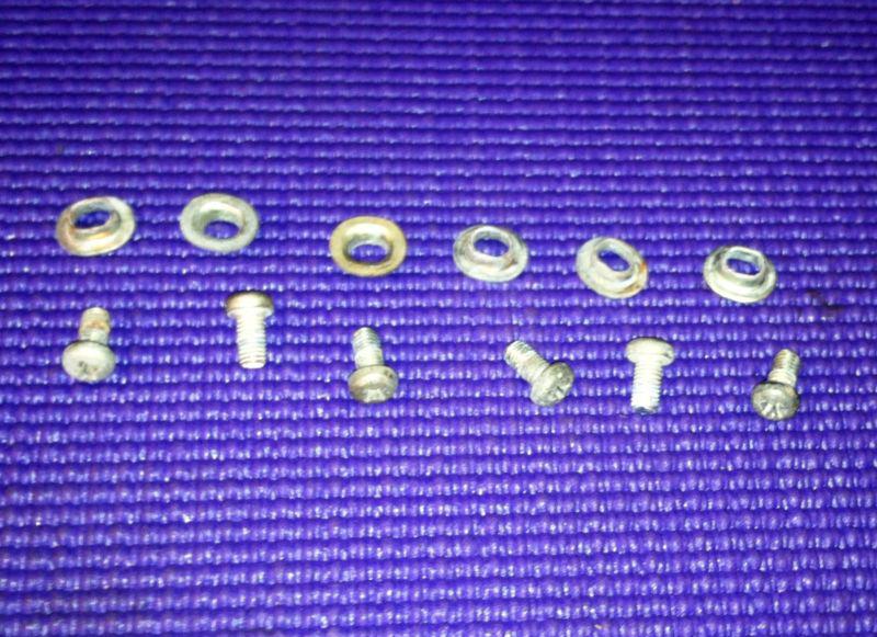 Honda 350x atc 350 x atc350 atc350x oem rear fender mud flap mounts bolts