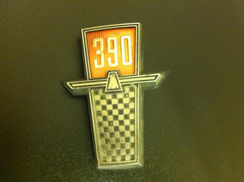 Ford thunderbird 390 original emblem t-bird vintage