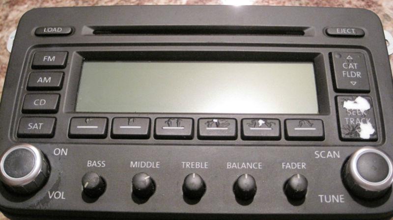 06-10 vw passat golf jetta eso rabbit radio 6 cd w/ sat