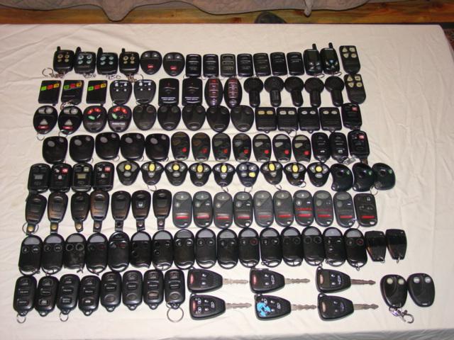 625 keyless remotes/entrys/transmitters/fobs  (used)