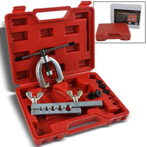 7pc double/single flaring tool brake lines dies copper aluminum pipe pipe tube