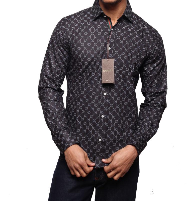 Sell Black All Occasion Mens GUCCI Smart Shirt Size Small Shirt Bnwt in ...