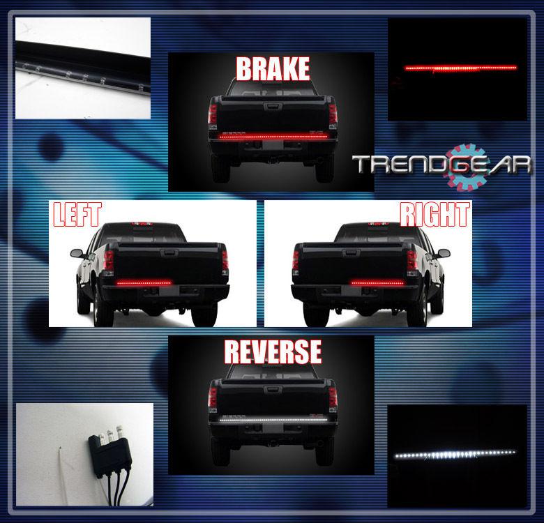 60" led tail gate brake/signal light grand cherokee liberty toyota tacoma tundra