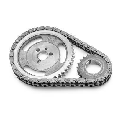 Edelbrock 7802 performer roller timing chain set double roller sb chevy v6