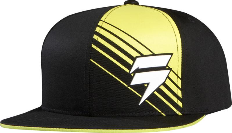 Shift satellite black / yellow hat motocross dirtbike atv mx 2014