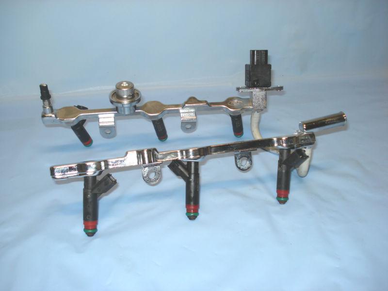 3.0 ohv taurus / sable yf1e f4c, fuel injector set w/ rail, free kwik ship