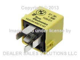 Genuine bmw e32 e34 318 325 328 525 530 735 multi purpose relay 5-prong yellow