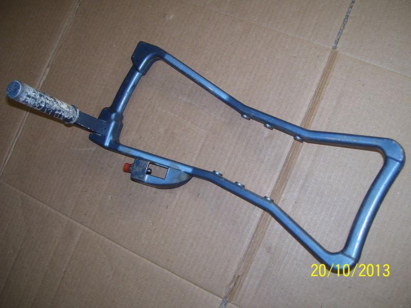 Vintage eska 3.5hp mo# 1703d  outboard motor part steering handle and support