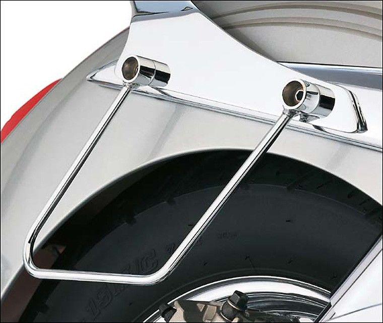 Cobra saddlebag support bars chrome fits 09-10 kawasaki vn1700e vulcan classic