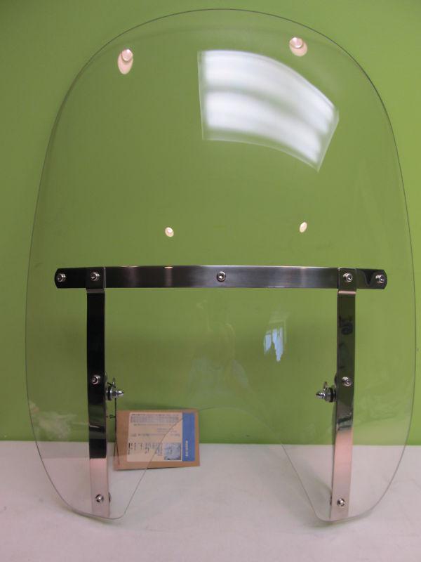 Harley-davidson touring softail & dyna fxdwg detachable windshield clear 18"