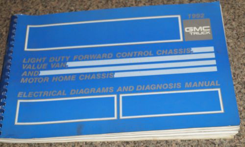 1992 gmc truck motor home chassis electrical diagnosis &amp; wiring diagrams manual