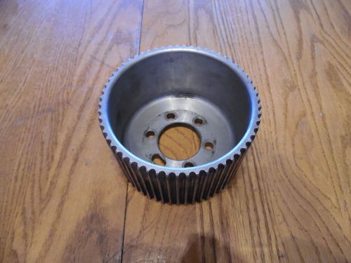 8mm bds blower pulley  3-1/2&#034; wide 59 tooth 6-71 to 14-71 2&#034; center drag boat nr