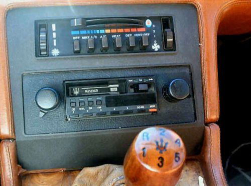 Maserati biturbo radio 1985