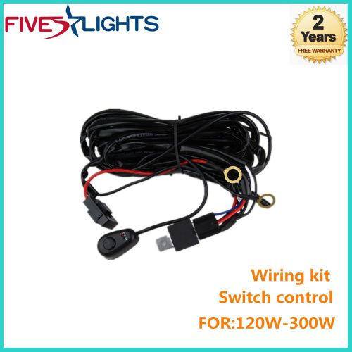 1x40a 14v wiring kit with wireless on/off control for led light bar atv 4x4 suv