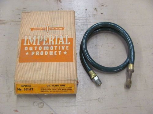 New imperial oil filter line kit 40-49 ford mercury lincoln 48 47 46 45 44 43 42