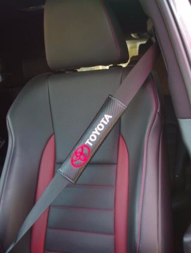 Pair new auto seat belt shoulder protectors pads car truck suv toyota