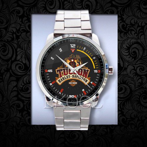 New harley-davidson tucson motorcycle sport metal watch