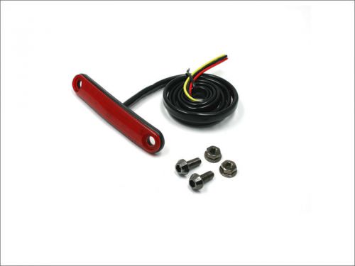 Drc led flex 1 tail brake light 109mmx19mm bolt-on type brakelight d45-29-310