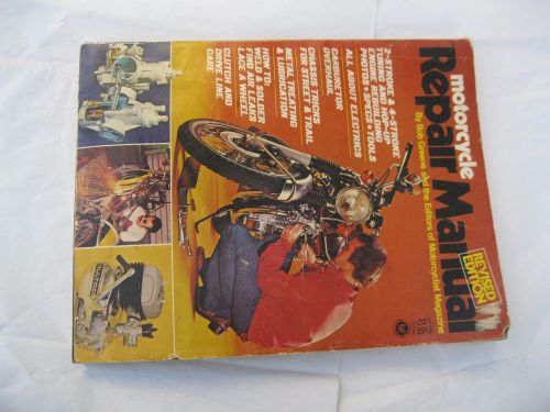 Motocycle repair manual revised ed petersen engine rebuilding tuning carburetor