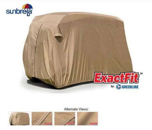 Sunbrella premium 4 person passenger golf car cart storage cover, beige