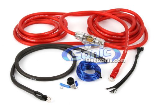 New! stinger sk4241 4-gauge 100% ofc power amplifier installation kit