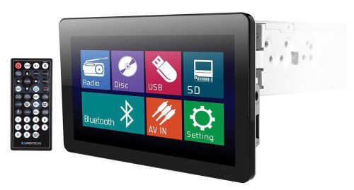 Farenheit ti-103b 1 din cd/dvd/mp3 player 10.3" lcd bluetooth detachable face