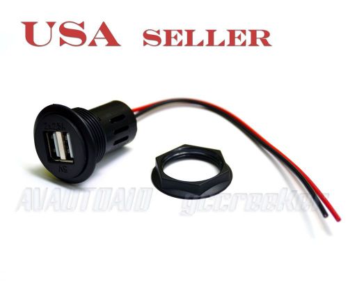 Heavy duty universal dual usb car charger 12vdc 4.6a