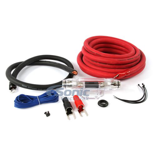 New! truconnex by metra tc6kit-0b 1/0 gauge awg cca amplifier wiring kit