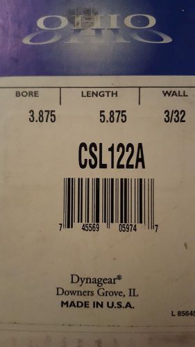 Dynagear cylinder sleeve csl122a bore 3.875 length 5.875 w 3/32 **new in box**