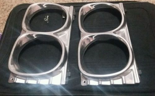 67 impala headlight bezels