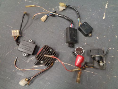 1981 kawasaki ltd 440 electrical box parts lot    727