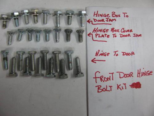 1955 56 57 chevy front door hinge bolt kit