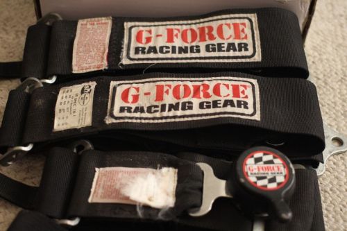 G-force racing gear seat belt with cam quick release