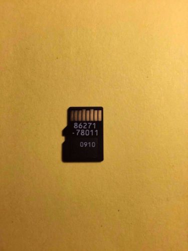 Lexus micro sd nav.card.oem 86271-78011 #0910