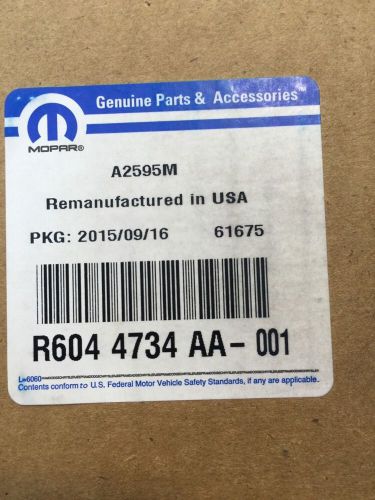 Starter motor mopar remanufactured r6044734aa 05-13 dodge jeep