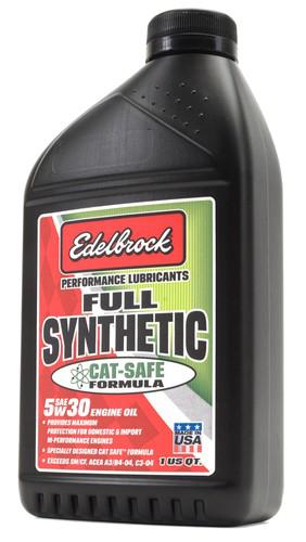 Edelbrock 1071 high performance synthetic engine oil sae 10w40 1 qt.
