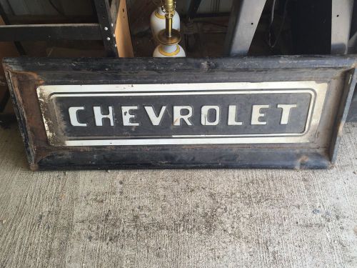 Vintage 1955 1956 1957 1958 1959  chevrolet pickup tail gate tailgate bench