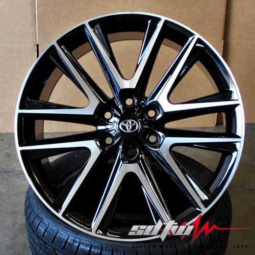 24" black machined 2016 style wheels fits toyota tundra tacoma hilux fj 6x139