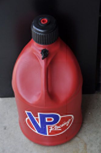 Vp racing motorsports round red fuel can container (5) gal